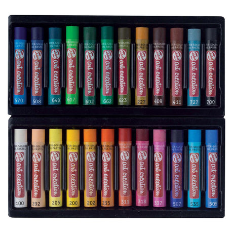 Talens art création pastels à l'huile solubles dans l'eau, 24 pcs.