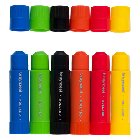 Base de bâtons de gouache Bruynzeel, 6 pcs.