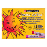 Ensemble de pastels à l'huile d'artiste junior Sakura cray-pas, 12 pièces.