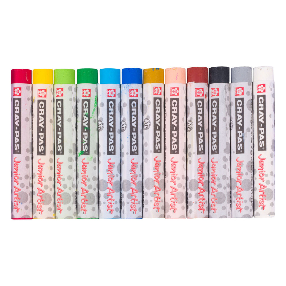 Ensemble de pastels à l'huile d'artiste junior Sakura cray-pas, 12 pièces.