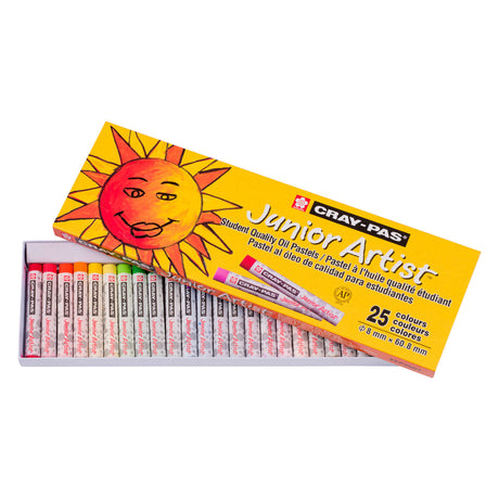 Ensemble de pastels à l'huile d'artiste junior Sakura cray-pas, 25 pièces.