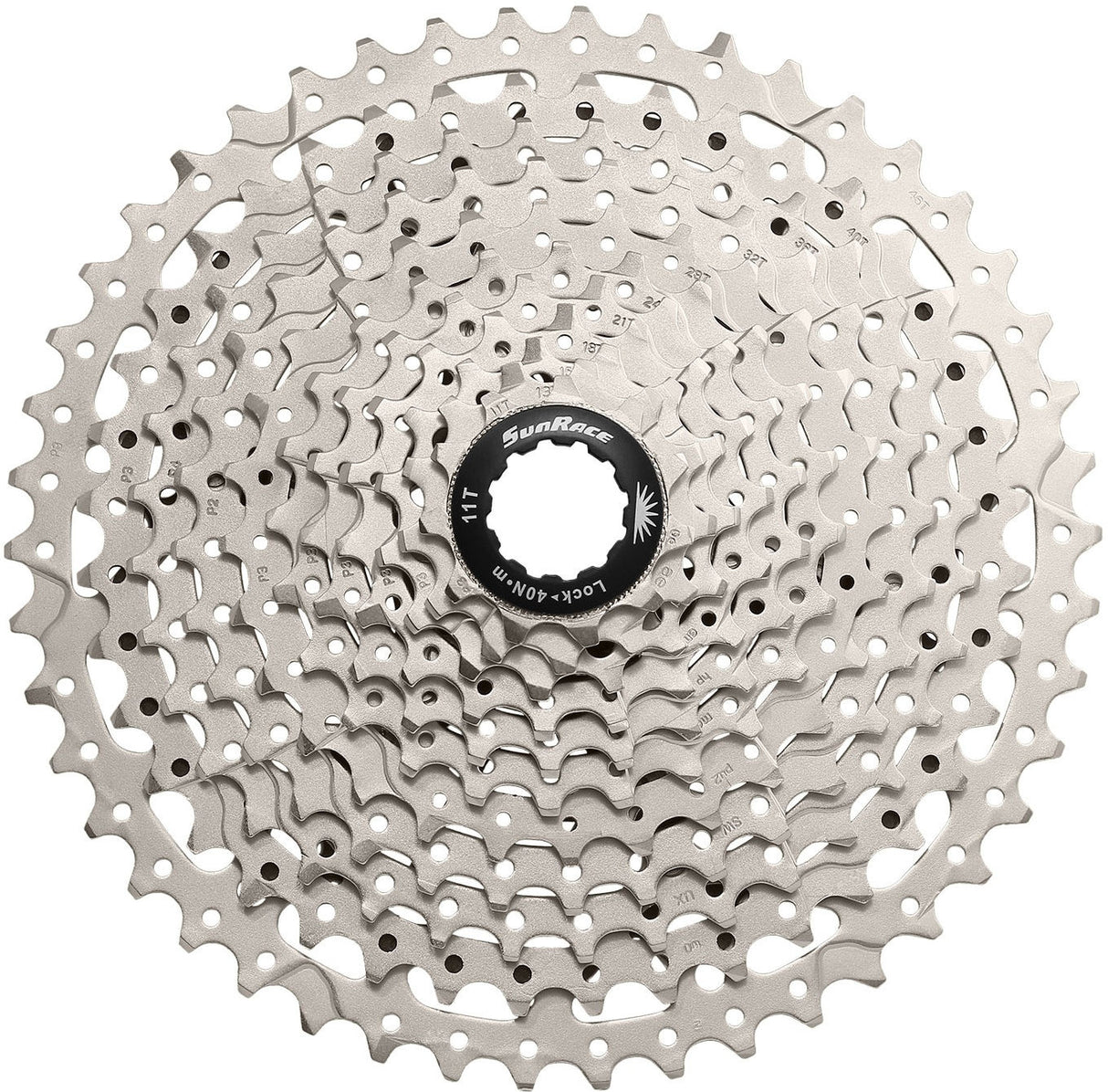 Cassette Sunrace CSMS8 11 VITESSE 11-46T. argent