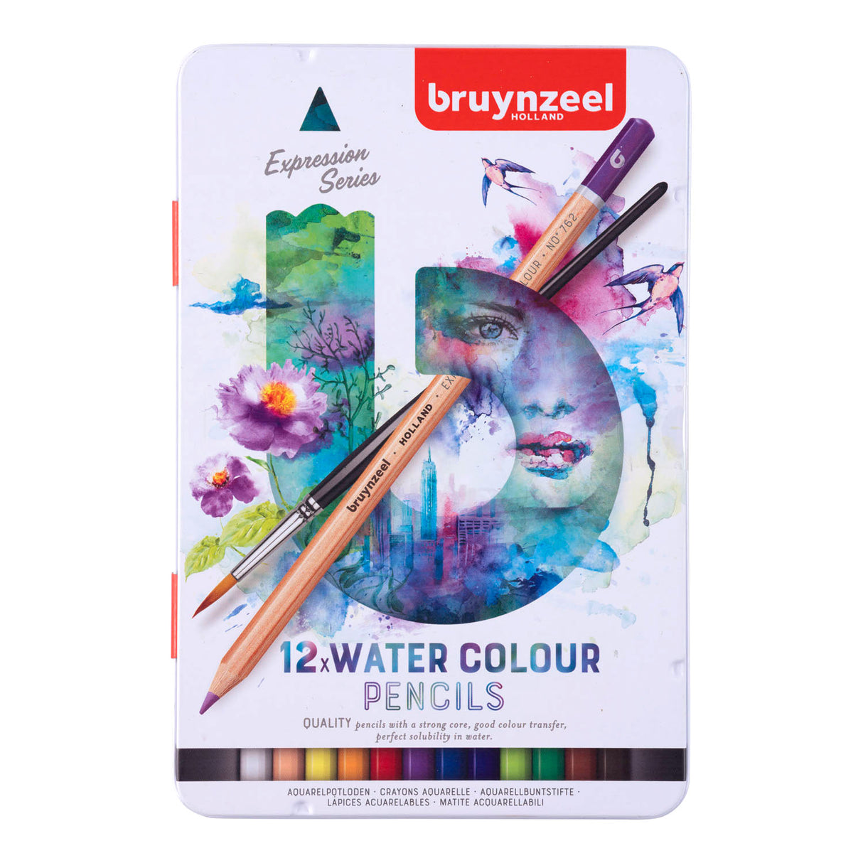 Bruynzeel Expression Aquarel Pencils, 12º.