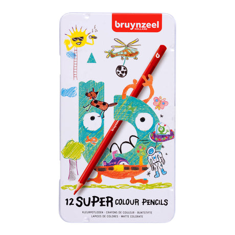 Crayons de couleur super Bruynzeel, 12 pcs.