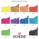 Stylo pinceau Talens Ecoline, 10 pcs.