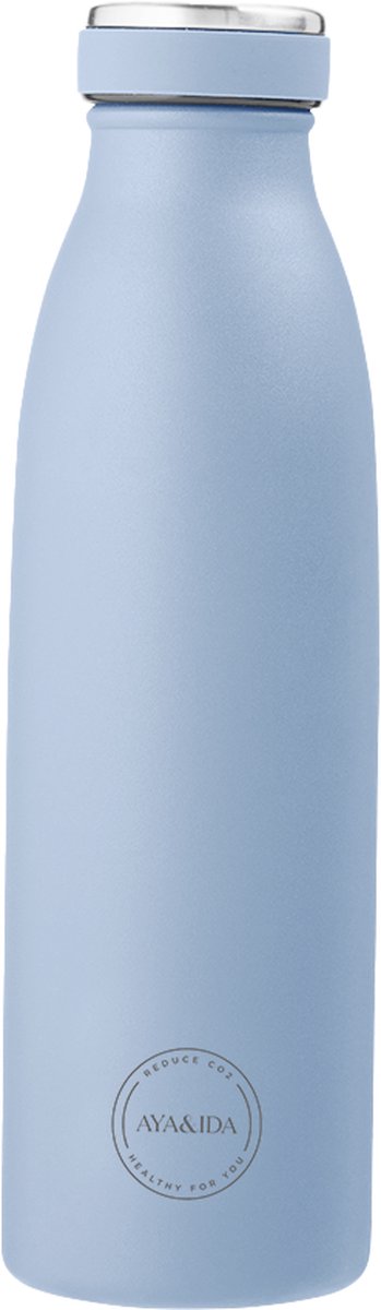 Aya ida - gourde - thermos - bouteille d'eau - 500ml - bleu poudre