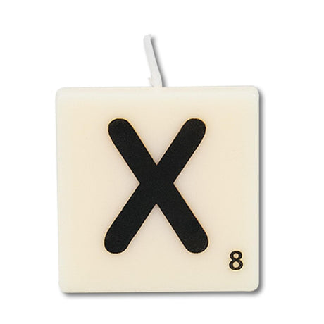 Bougie lettre Paperdreams x, 4 pcs.