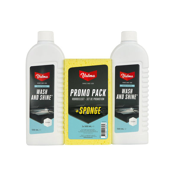 set de nettoyage S05G Shampoing Wash and Shine 2x 500ml