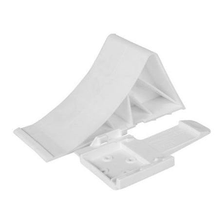 Cale de roue + support (blanc)