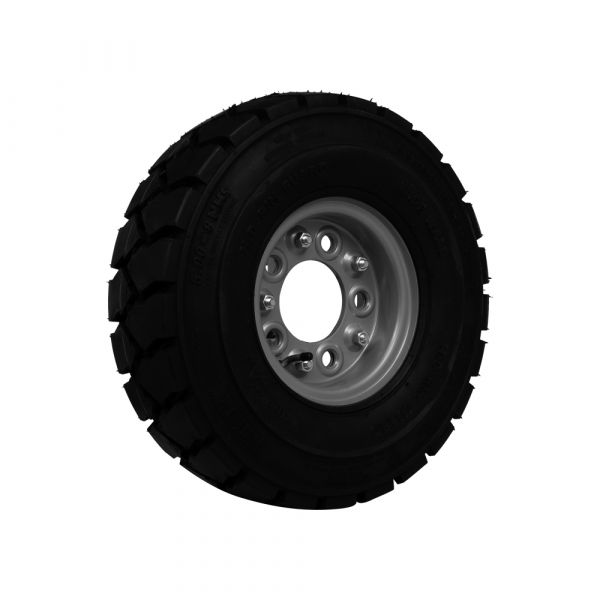 Cpl. roue 5.00 - 8 pt hd 8 pr. 5 trous