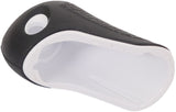 Gazelle Handle Cap Recht Basic 88 mm - noir avec tuyauterie blanche