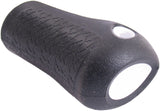 Gazelle Handle Cap Recht Basic 88 mm - noir avec tuyauterie blanche