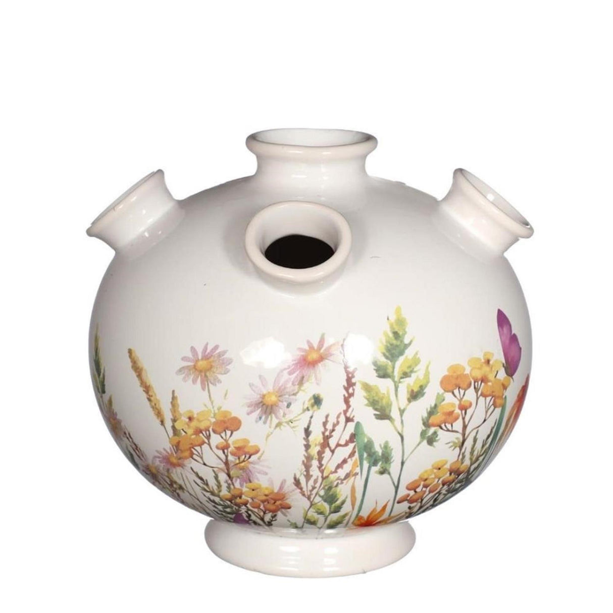 Idées vase tulipe 4 saisons avec imprimé grand ø18cm rose