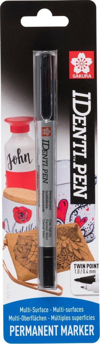Sakura identi pen blister carte noir 1 pièce