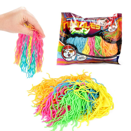 TOI-TOYS NOODLES FUNES CURLY SUPER STRANTable Fidget, 5e.