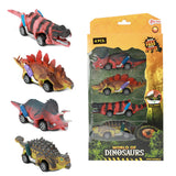 Toi-toys monde des dinosaures voiture à tirer dino, 4 pcs.