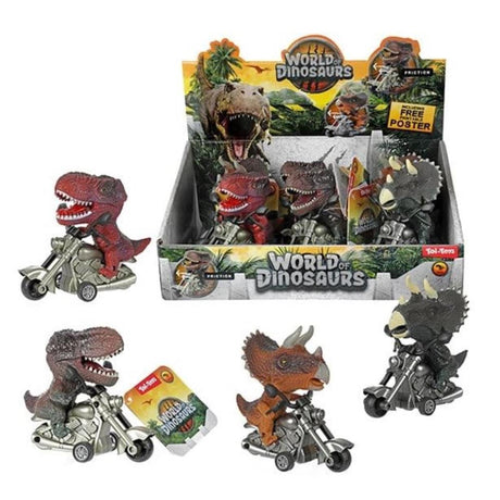 Toi-toys monde des dinosaures dinosaure à friction sur moteur