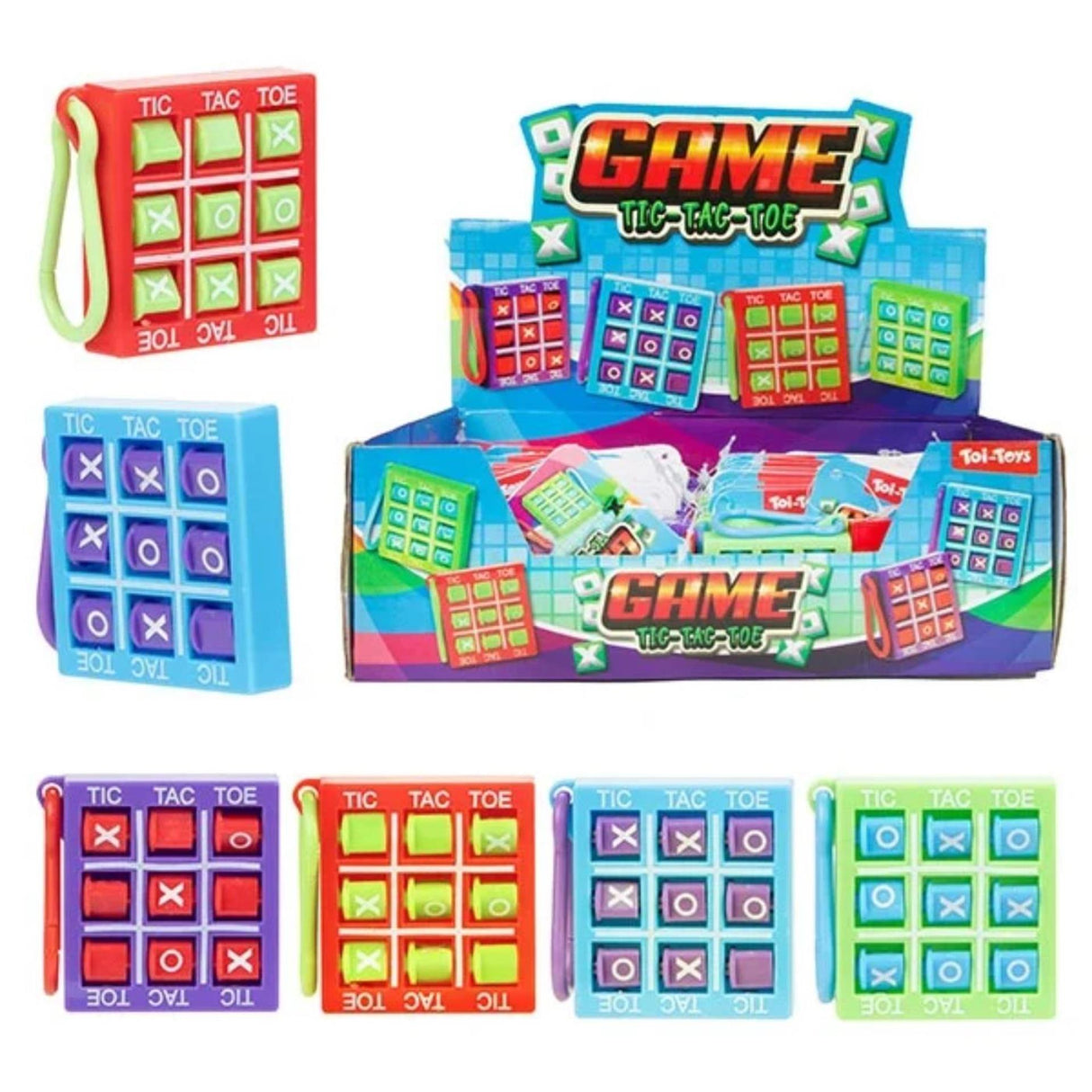 Toi-toys toi jouets porte-clés tic-tac-toe