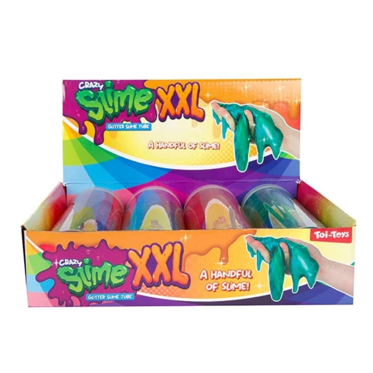 Slime scintillant brillant en tube