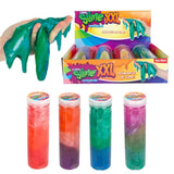 Slime scintillant brillant en tube