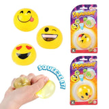 Toi-toys balle à presser visage souriant