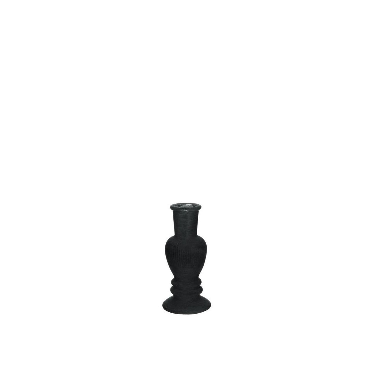 Idées vase bougeoir 4 saisons Venise velours noir ø5cm