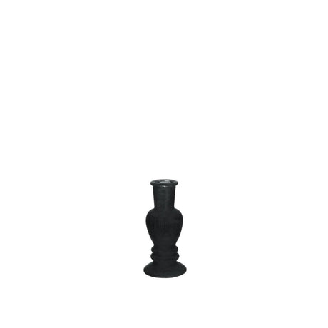 Idées vase bougeoir 4 saisons Venise velours noir ø5cm
