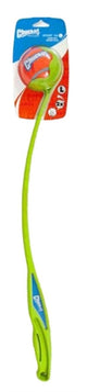 Chuckit ! lanceur de balle de sport - 66 cm - bâton de lancer - lanceur de balle - jouet pour chien - incl. balle de tennis grande - ø 7 cm - plastique - assorti