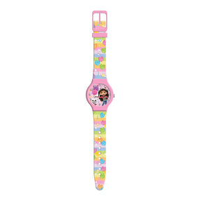 Montre de maison de poupée de Gabby en étain