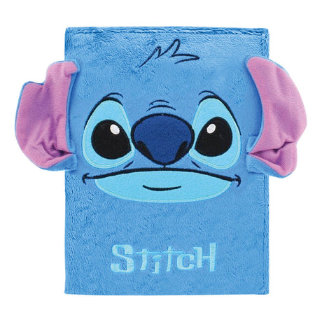 Carnet de luxe en peluche Lilo Stitch avec stylo