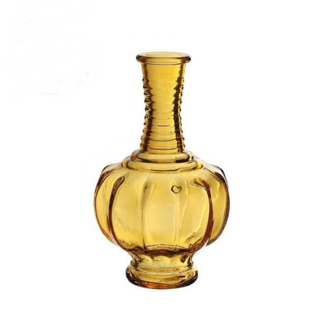 Idées vase bouteille 4 saisons ocre trevi ø9 h.15 cm
