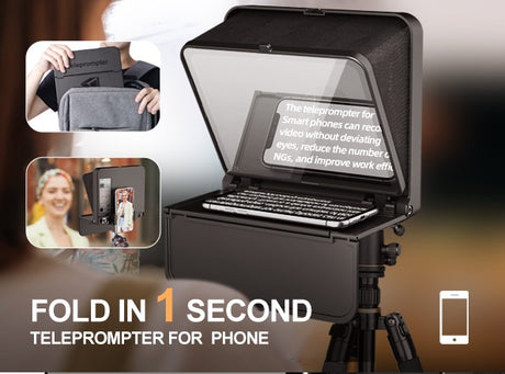 Téléprompteur pour smartphone Lensgo tcs7s 8,5 pouces