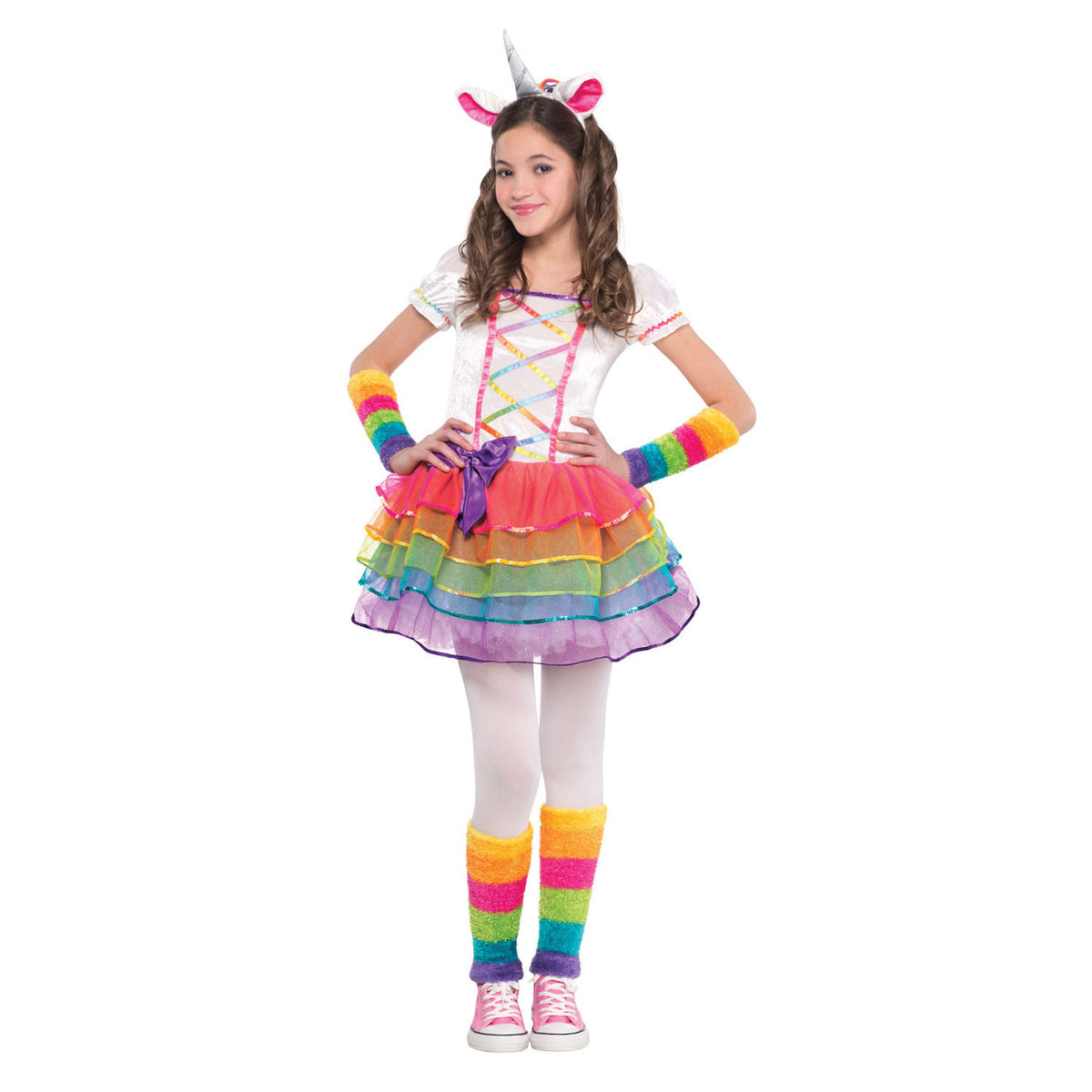 Ensemble de déguisement licorne arc-en-ciel 3-4 ans
