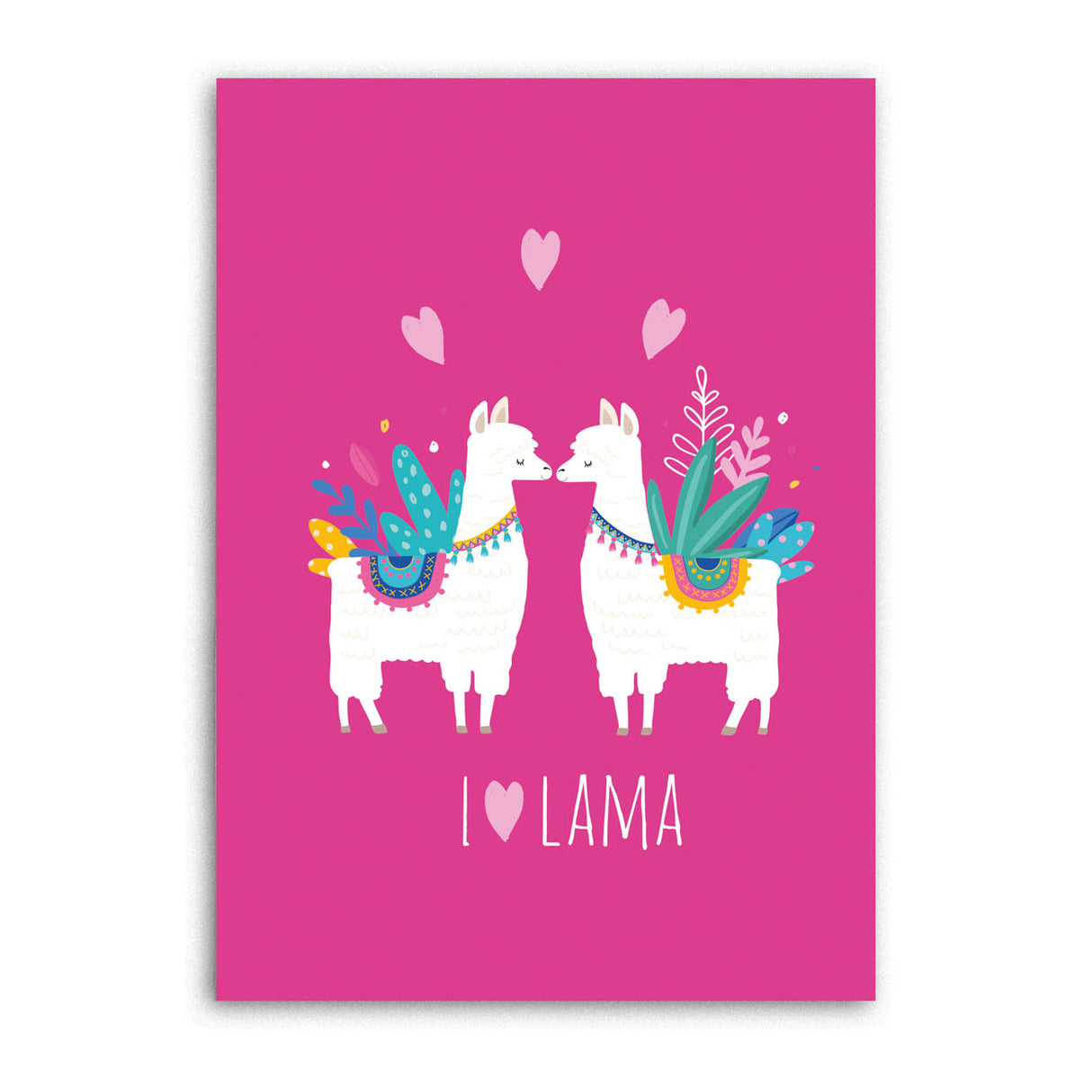 Fleece blanket Lama