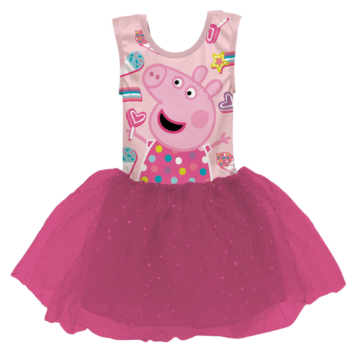 Robe de ballet de porc peppa