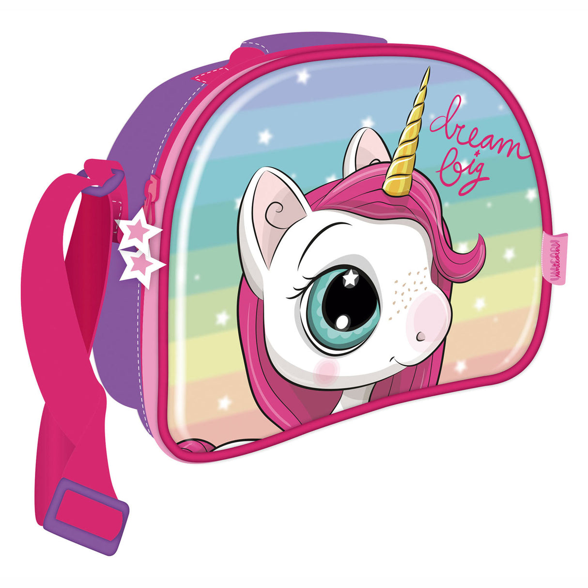 Sac à lunch isotherme 3D licorne