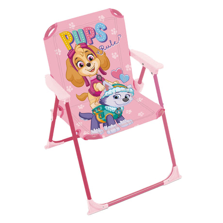 Chaise pliante pour enfants Paw Patrol - rose