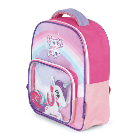 Sac à dos licorne avec poche avant transparente