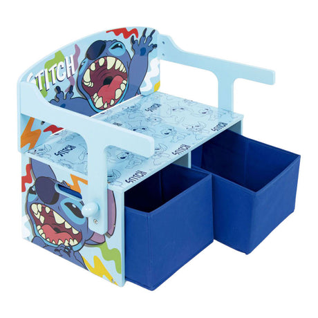 Banc à jouets en bois 3en1 point