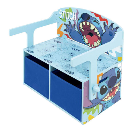 Banc à jouets en bois 3en1 point