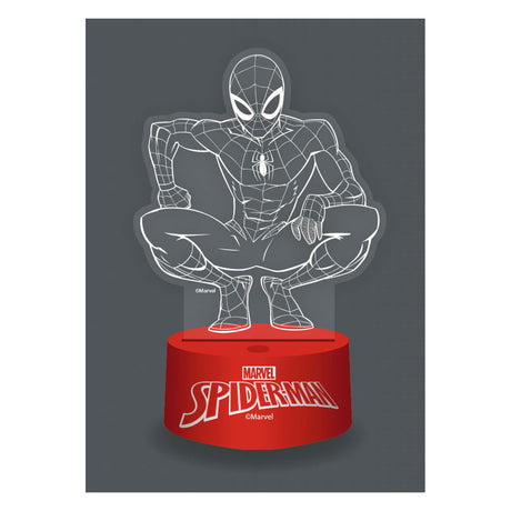 3d lamp met afstandbediening spiderman