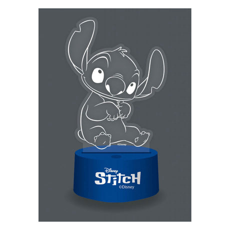 3d lamp met afstandbediening stitch