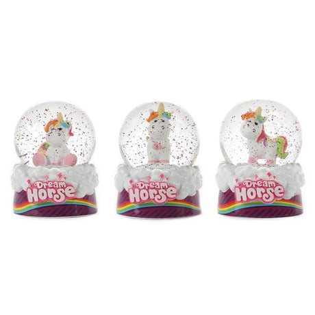 Toi-toys toi toys boule à neige licorne ø6,5xh9cm