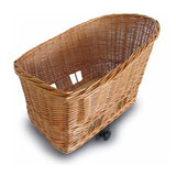 Basil Pasja - panier de vélo pour chiens - grand - 50 cm - panier arrière - Natural