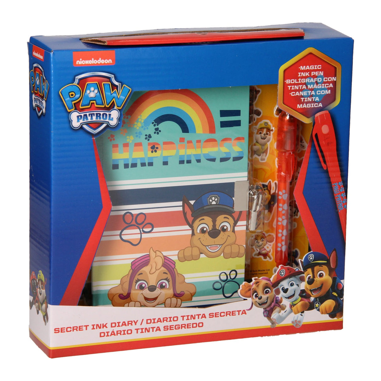 Journal avec autocollants et stylo secret - PAW Patrol