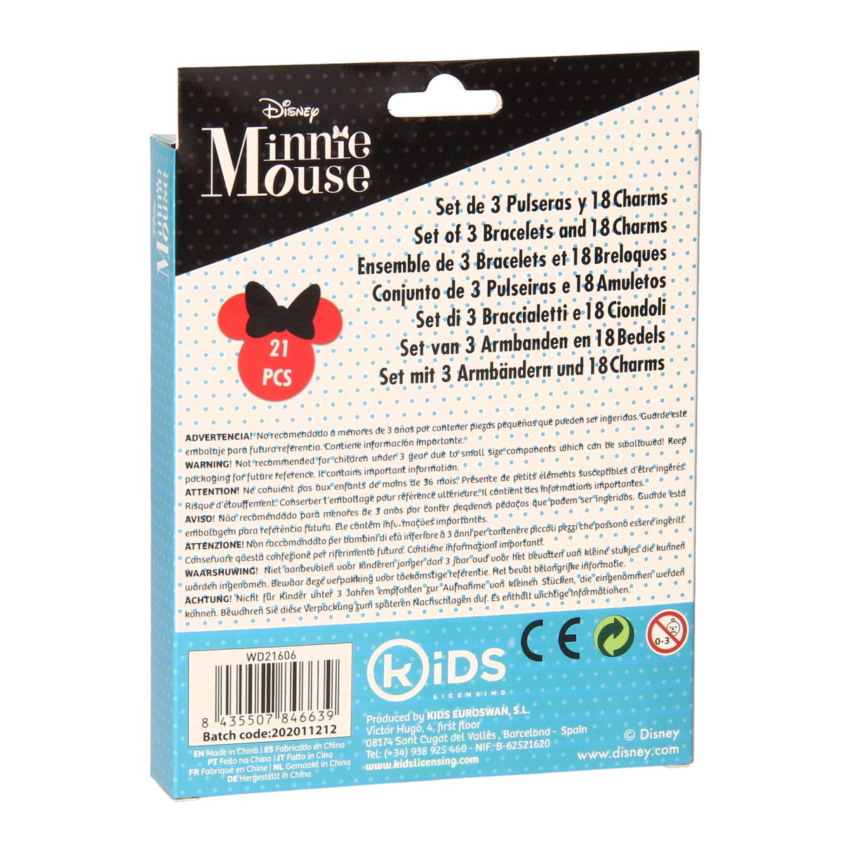 Licence pour enfants Making Bracelets avec Charms Minnie Mouse