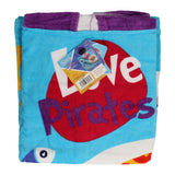 Kids Licensing Towel Poncho Piraatjes, 60x120cm