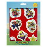 Ensemble d'autocollants Super Mario sous licence pour enfants
