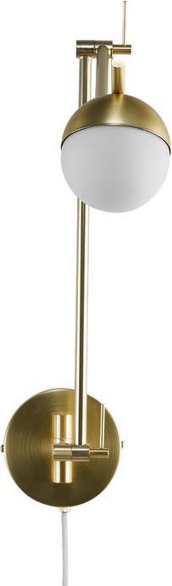 Applique Nordlux contina-g9-verre opale laiton