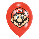 Super Mario Super Mario Latex Balloons, 6e.